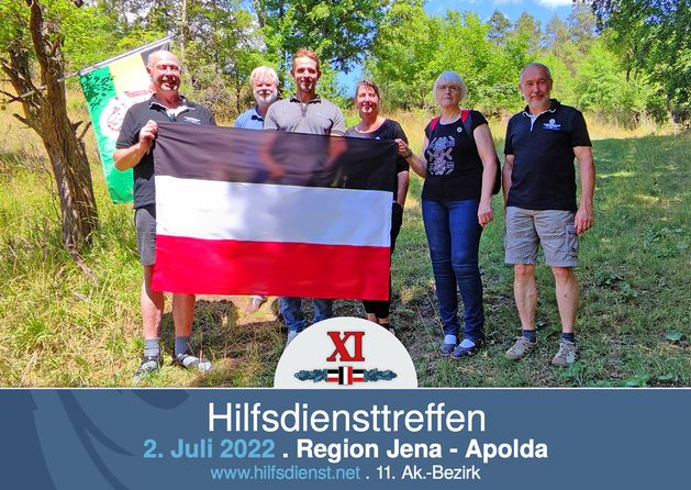 19. Hilfsdiensttreffen in Jena-Apolda, Großherzogtum Sachsen.