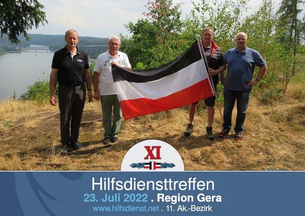 Hilfsdiensttreffen in der Region Gera, Fürstentum Reuß Jüngerer Linie.