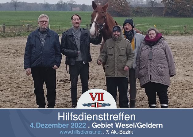 "Tierisches" Hilfsdiensttreffen im Gebiet 79 (Wesel/Geldern).