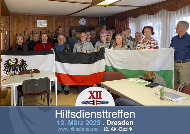 Hilfsdienstreffen des XII. Ak.-Bezirkes in Dresden.