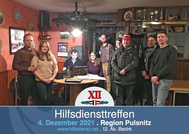 Hilfsdiensttreffen im Raum Pulsnitz.