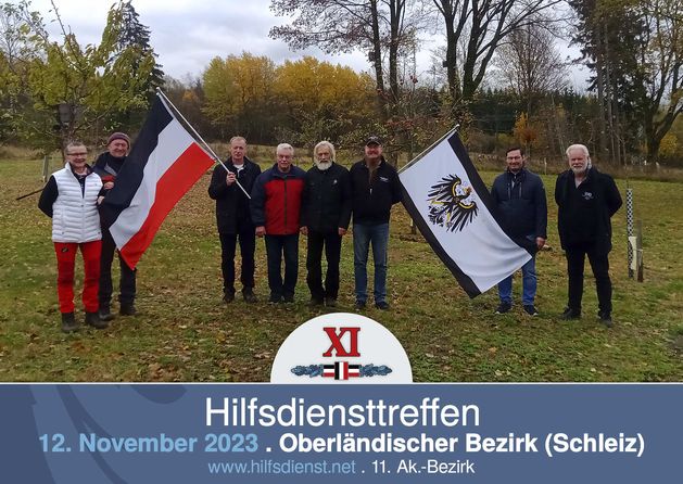 Gebietsübergreifendes Hilfsdiensttreffen im Fürstentum Reuß jüngerer Linie.