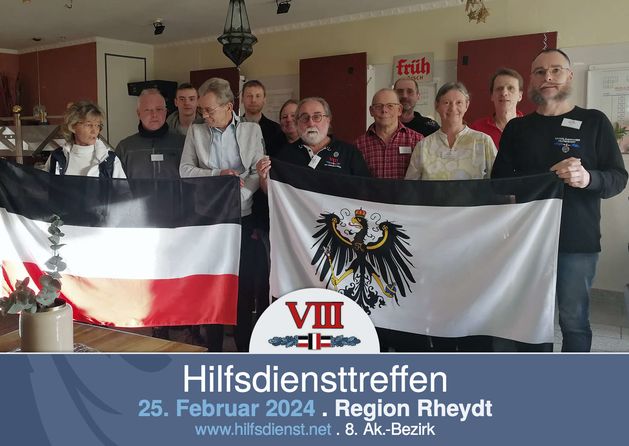 Hilfsdiensttreffen in der Region Rheydt.