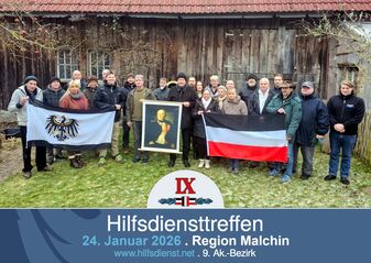 Winterliches Hilfsdiensttreffen.