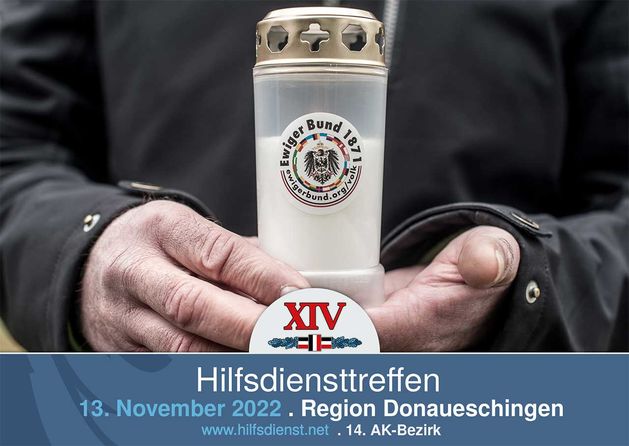 Gedenken zum Volkstrauertag 2022.