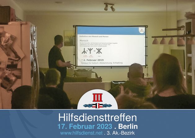 Informationsabend des III. Ak.-Bezirks im Süden Berlins.