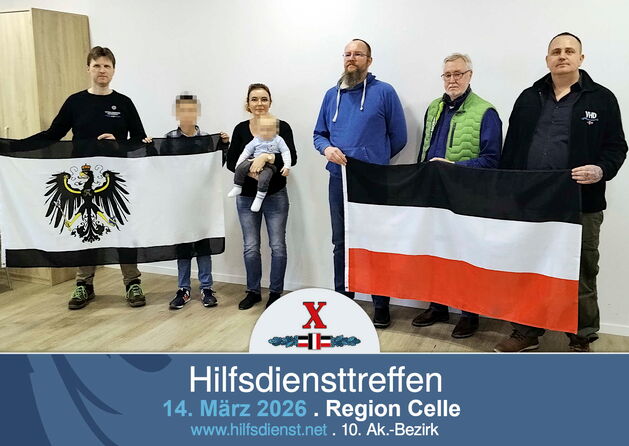 Hilfsdiensttreffen des X. Ak.-Bezirks in der Region Celle.