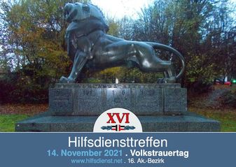 Hilfsdiensttreffen am Volkstrauertag.