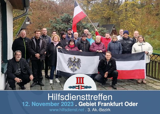 Hilfsdiensttreffen in Lossow südlich von Frankfurt Oder.