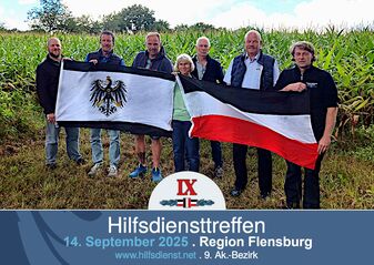 Hilfsdiensttreffen im IX. Ak.-Bezirk am 14. September 2025.