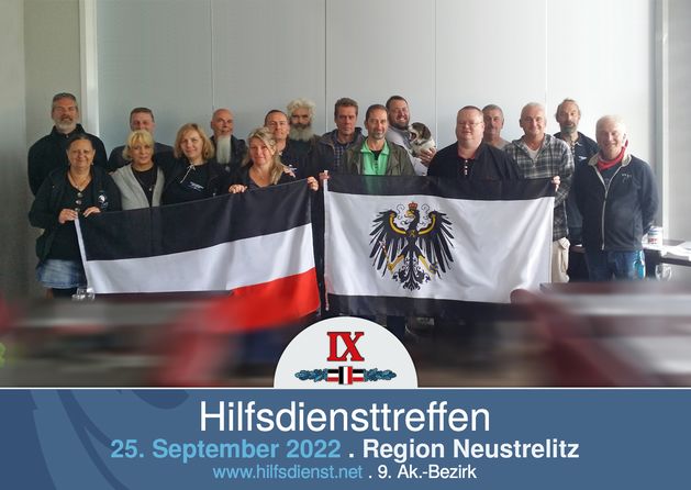 10. Hilfsdiensttreffen im Großherzogtum Mecklenburg Strelitz.