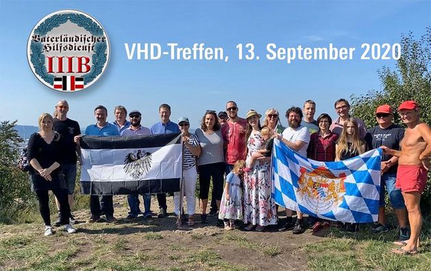 VHD-Treffen auf der Burgruine Wolfstein im oberpfälzischen Neumarkt.