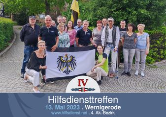 Hilfsdiensttreffen am 13. Mai 2023 in der Grafschaft Wernigerode.