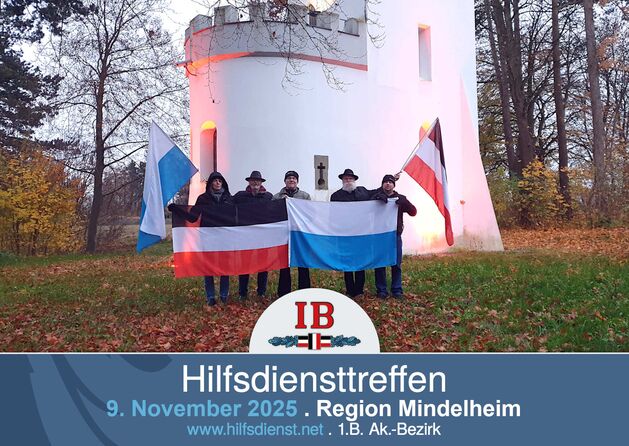 Hilfsdiensttreffen mit einer ergreifenden Zeremonie.