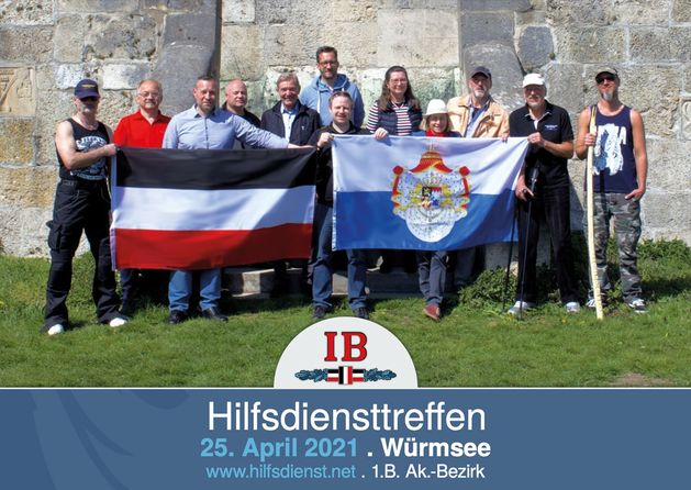 7. Treffen des Ak.-Bezirks I.B. am Bismarckturm/Würmsee.