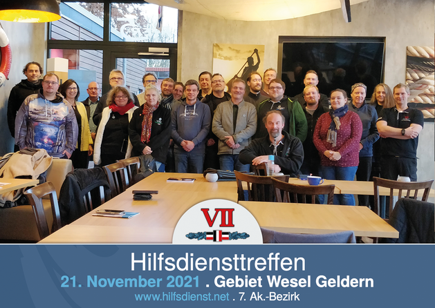 1. Hilfsdiensttreffen im Gebiet Wesel-Geldern.