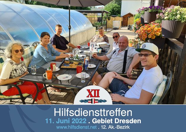 Hilfsdiensttreffen in Dresden.