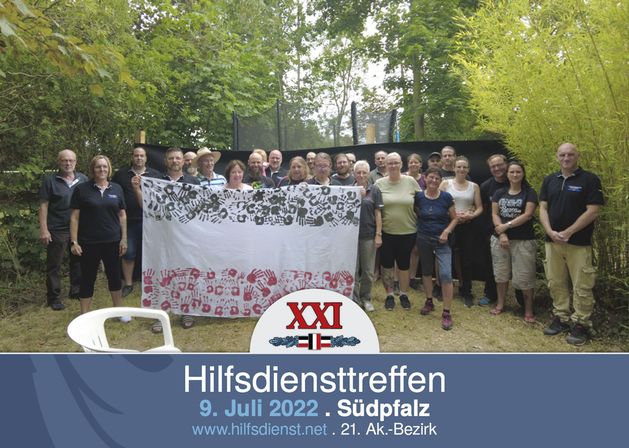 Gemeinsames Hilfsdiensttreffen der Ak.-Bezirke IIB und XXI in der Südpfalz.