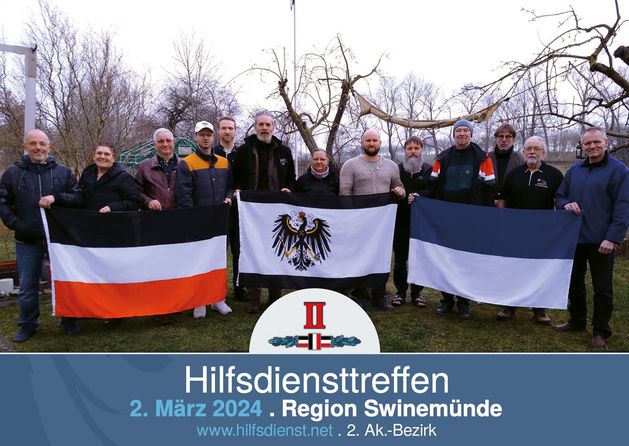 23. Hilfsdiensttreffen in der Region Swinemünde.