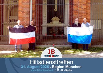 Hilfsdiensttreffen mit Besuch der Ruhestätte eines herausragenden Generals.
