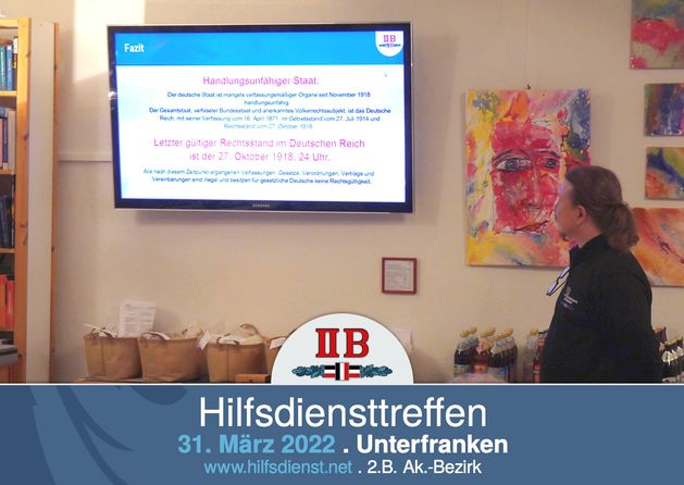 Hilfsdiensttreffen mit Infoveranstaltung in Unterfranken.