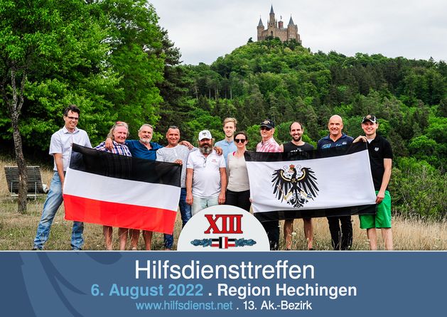 Hilfsdiensttreffen im Hohenzollernschen Lande.