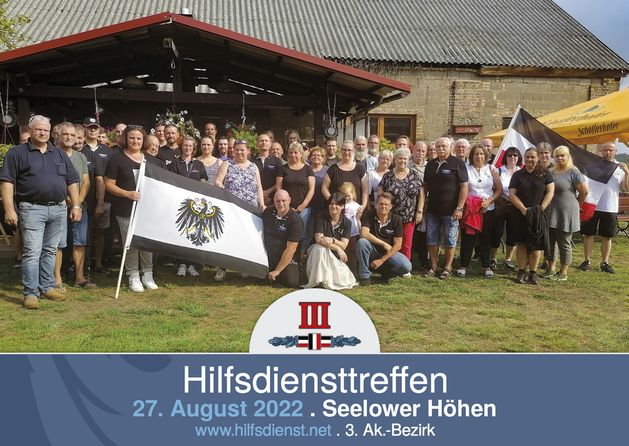 Hilfsdiensttreffen bei den Seelower Höhen.