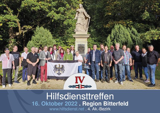 Hilfsdiensttreffen in der Region Bitterfeld.