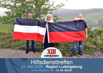 Hilfsdiensttreffen östlich von Stuttgart.
