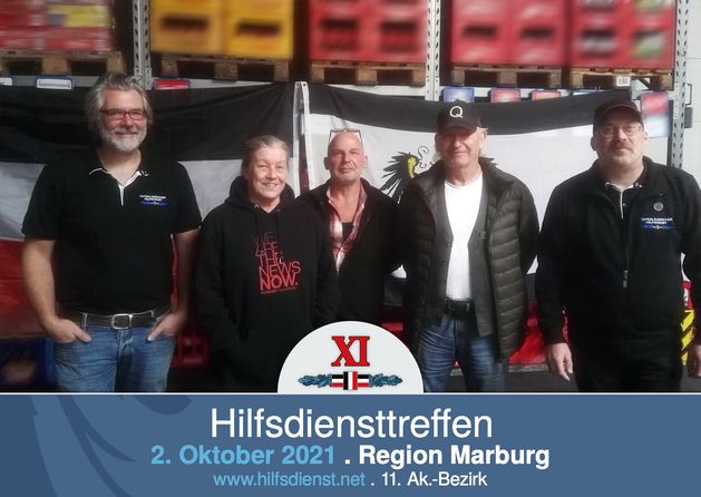 Zweites Hilfsdiensttreffen der Regionen Arolsen und Marburg.