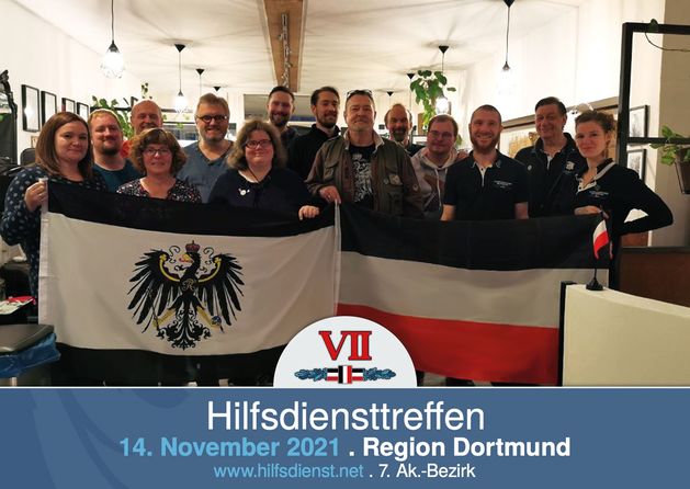 8. Hilfsdiensttreffen der Region Dortmund am Volkstrauertag.