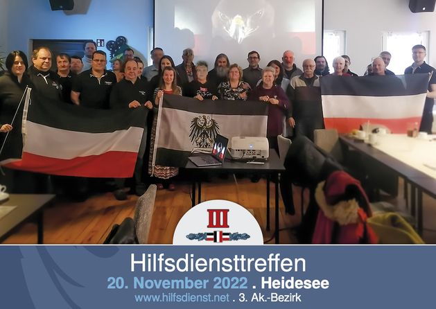 Hilfsdiensttreffen des III. Ak.-Bezirks im Südosten von Berlin.