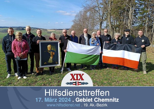 Hilfsdiensttreffen im Gebiet Chemnitz.