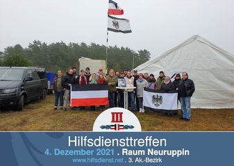 Hilfsdiensttreffen in den Waldlanden des Preußischen Nordens.