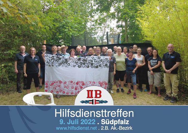 Gemeinsames Hilfsdiensttreffen der Ak.-Bezirke IIB und XXI in der Südpfalz.