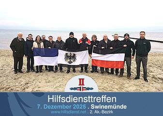 Hilfsdiensttreffen in der Region Swinemünde.