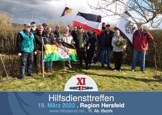 Hilfsdiensttreffen nahe Lipsenhausen bei wechselhafter Wetterlage.