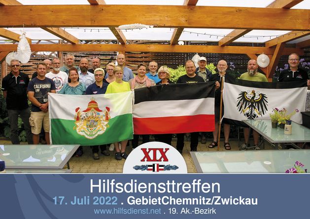 Sommerliches Hilfsdiensttreffen der Gebiete Chemnitz und Zwickau.