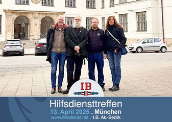 Hilfsdiensttreffen mit Besichtigung eines bedeutsamen Gebäudes.