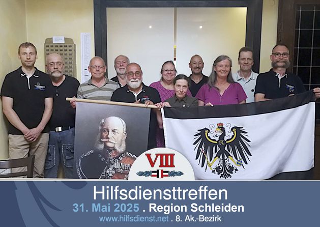 Hilfsdiensttreffen im Mai.