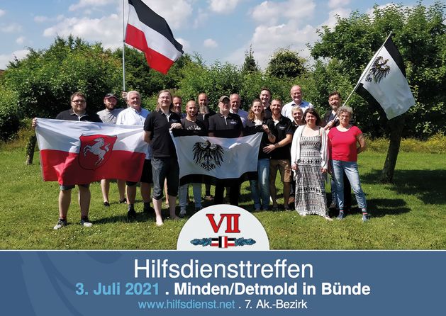 3. Regionales Treffen im Gebiet 26, Minden/Detmold in Bünde im VII. Armeekorpsbezirk.
