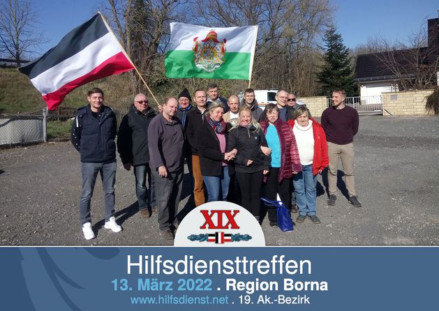 Hilfsdiensttreffen bei herrlichem Sonnenschein in der Region Borna.